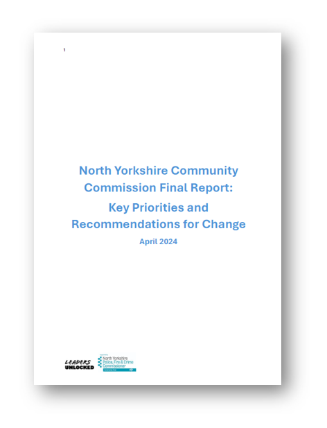 Community Commission Report - Front cover